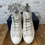 Dior B23 Clear White Oblique High Sneaker Sz 11 (44)