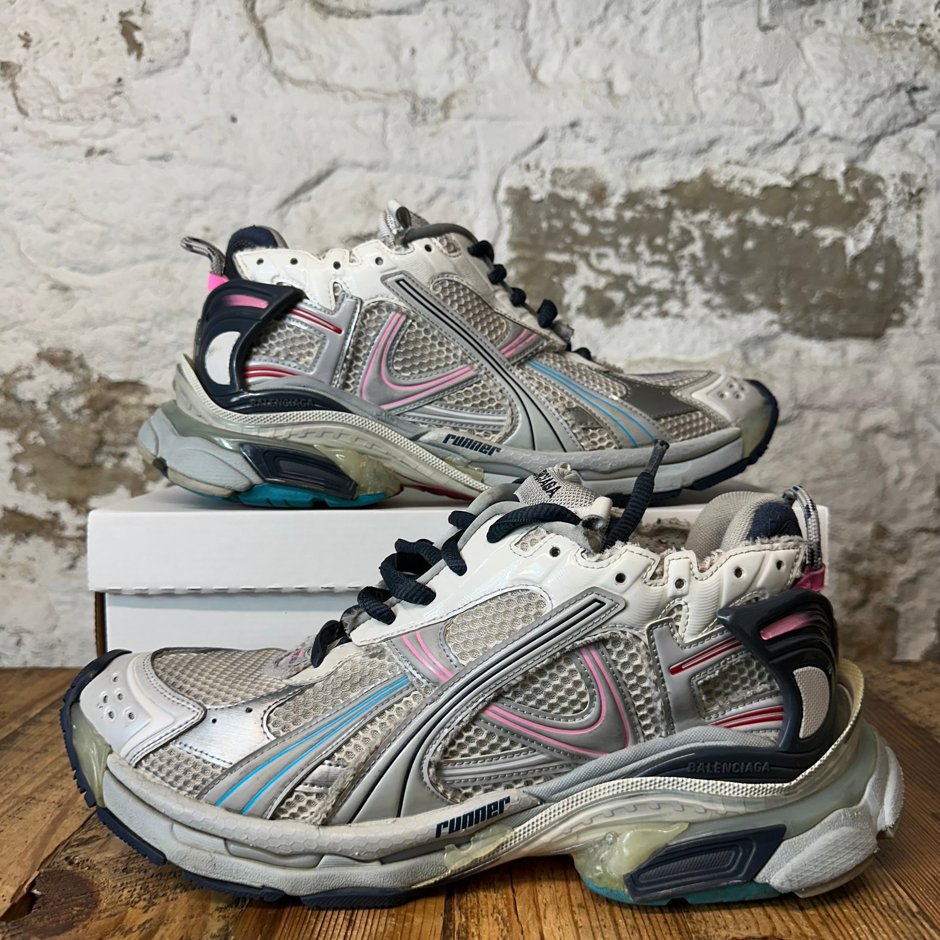 Balenciaga Runner Multicolor Grey Sneaker Sz 12 (45)