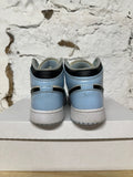 Air Jordan 1 Mid Ice Blue Sz 7Y