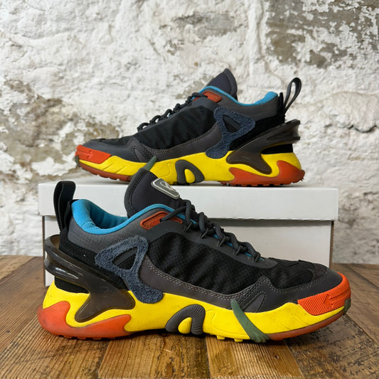 Off White ODSY 2000 Black Yellow Sneaker Sz 9 (42) No Box