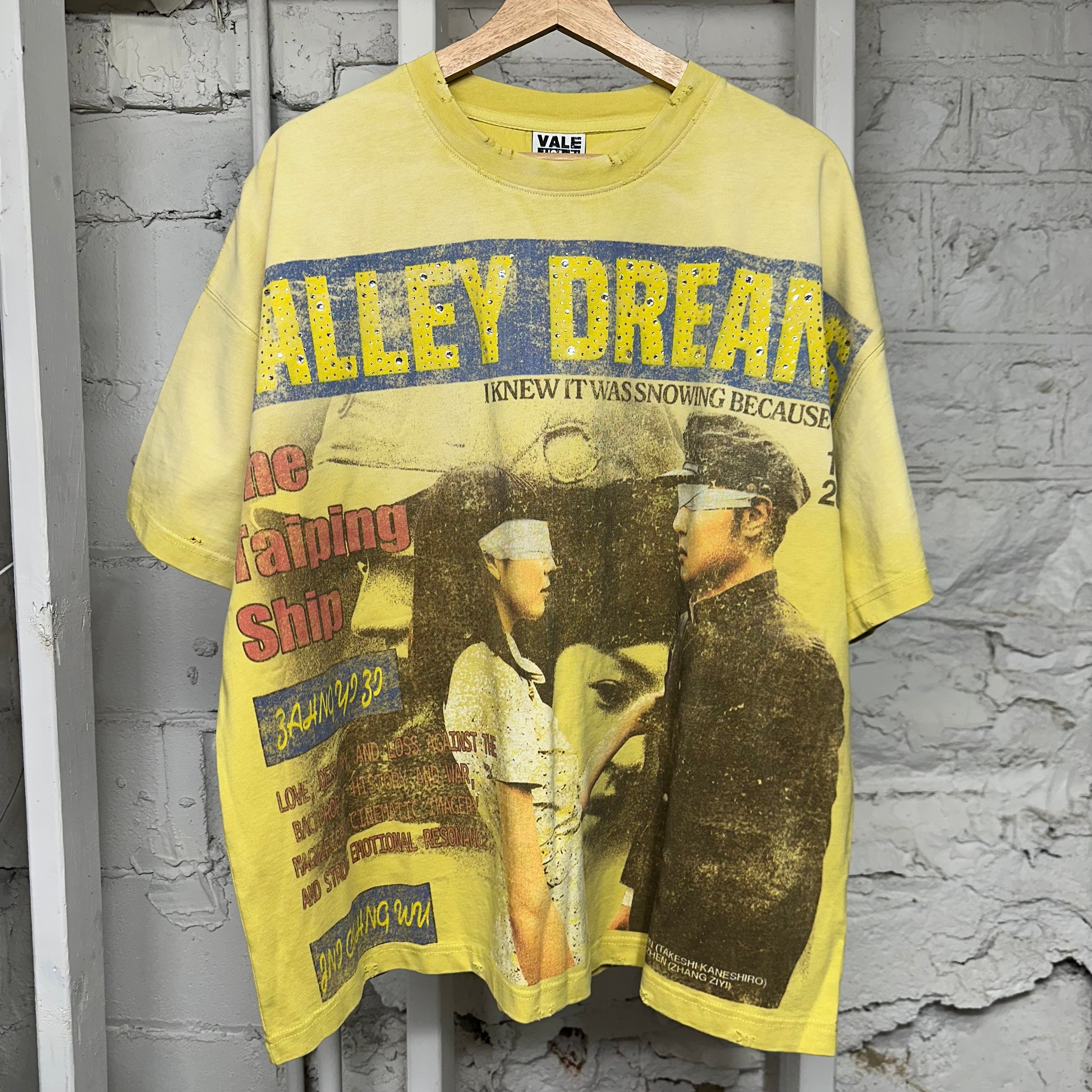 Vale Taiping Yellow T-Shirt Sz XL