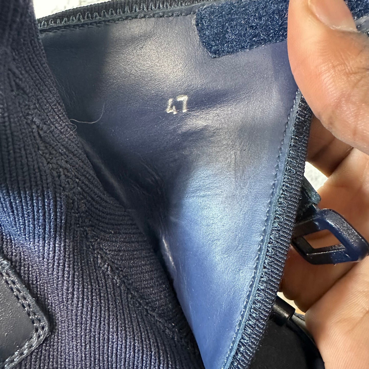 Versace Strap Lace Navy Sneaker Sz 12 (45)