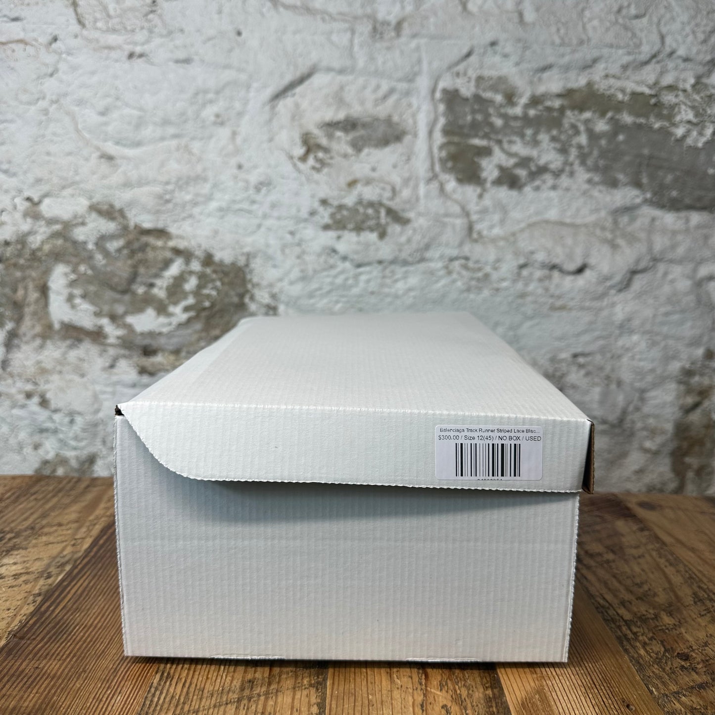 Balenciaga Track Runner Striped Lace Black Sneaker Sz 12 (45)