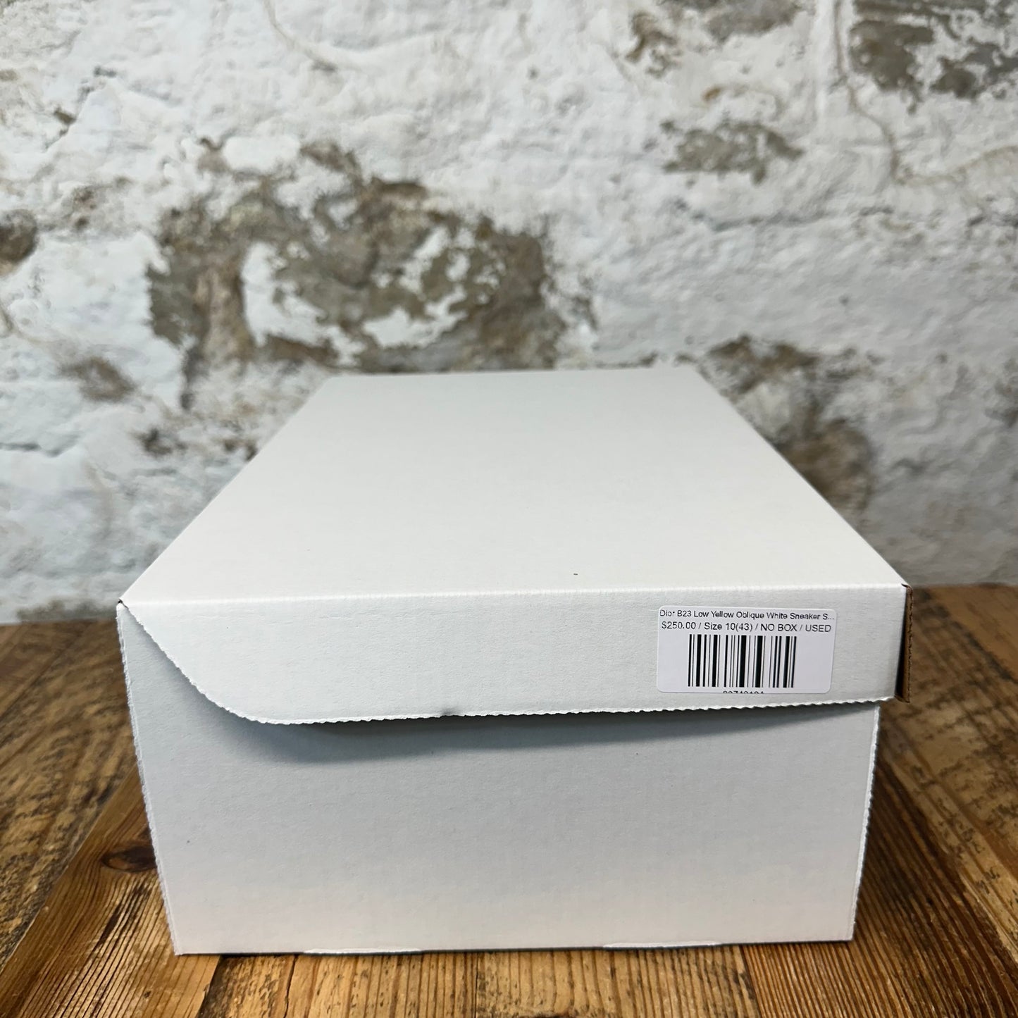 Dior B23 Low Yellow Oblique White Sneaker Sz 10 (43)