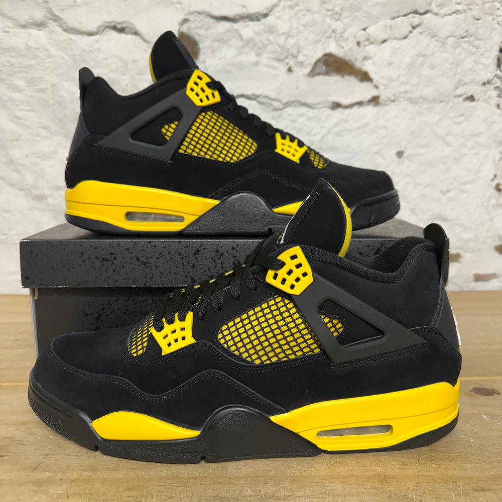 Air Jordan 4 Yellow Thunder Sz 14