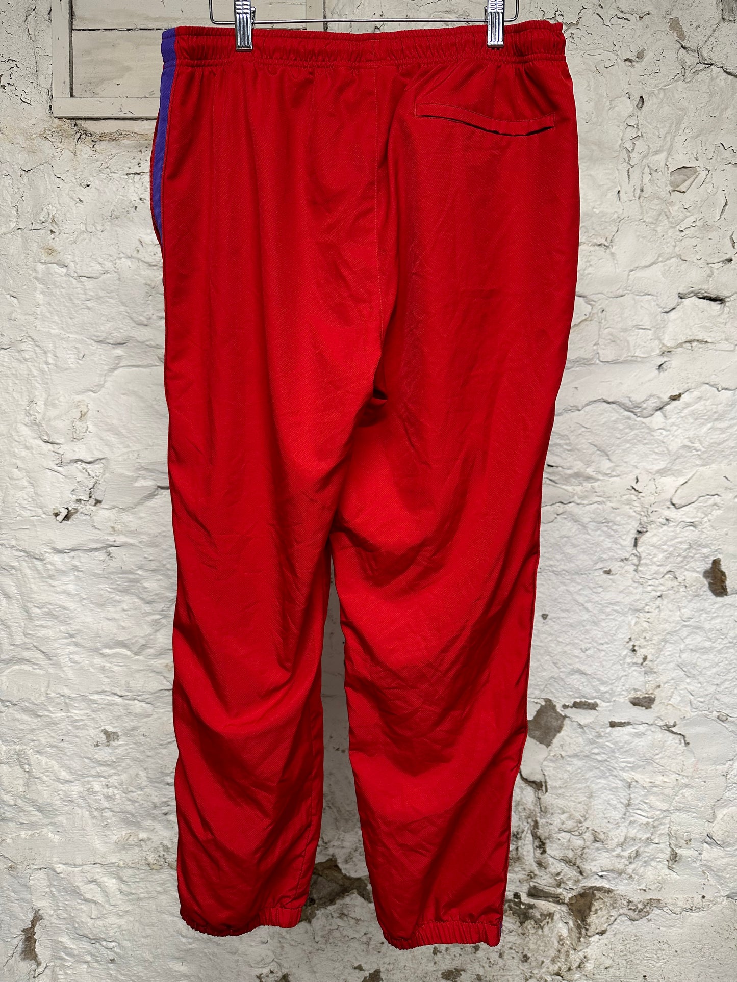 Supreme Lacoste Red Purple Track Pants Sz M