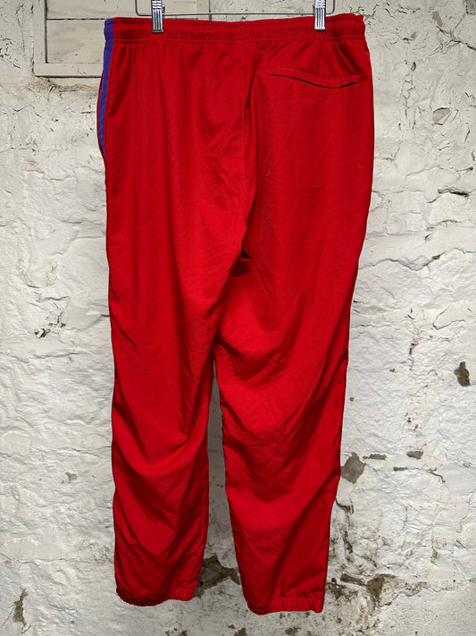 Supreme Lacoste Red Purple Track Pants Sz M