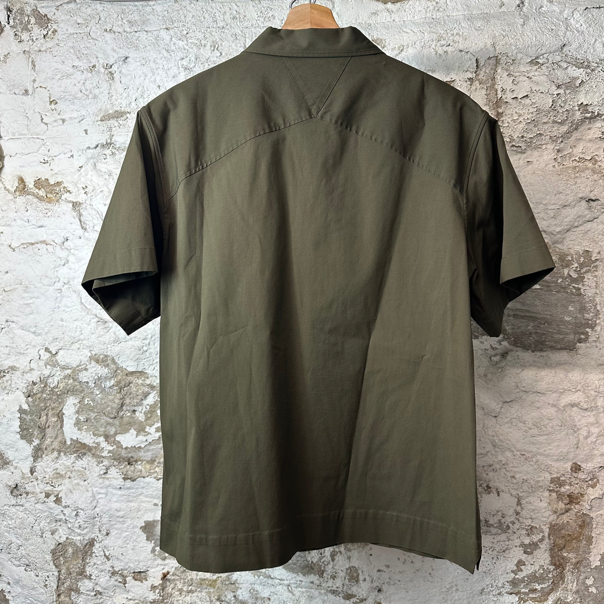 Bottega Veneta Khaki Green Button Up Shirt Sz L