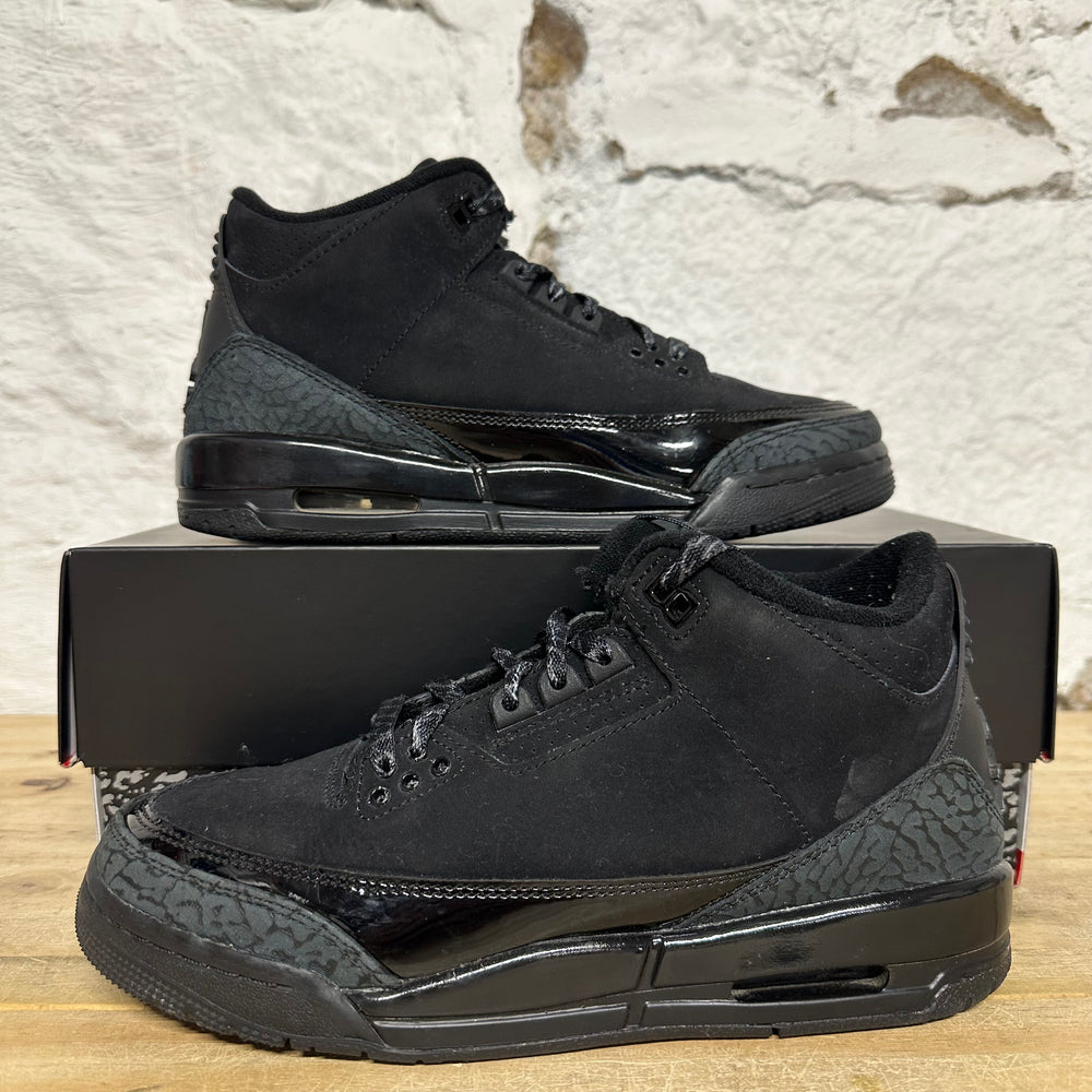 Air Jordan 3 Black Cat Sz 6Y