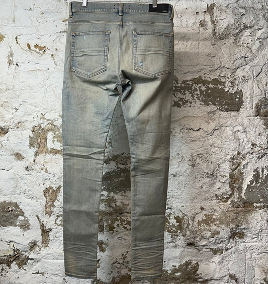 Amiri Plain Light Blue Denim Jeans Sz 32