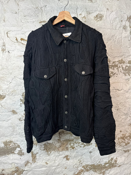 希少 Supreme × COOGI Trucker Jacket L サイズ Supreme Coogi Trucker Jacket Blue Men's - SS23 - US