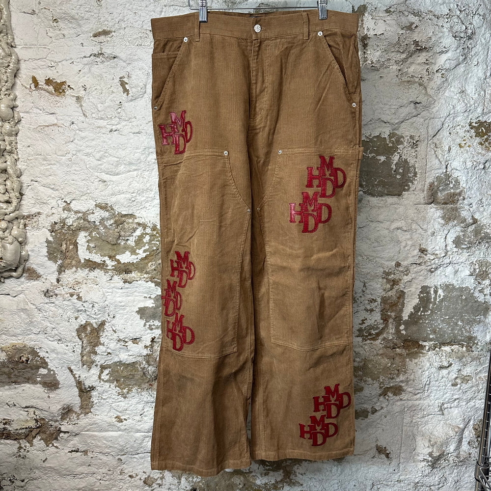 HMDD Cord Patch Double Knee Carpenter Pants Sz XL
