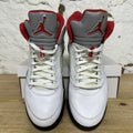 Air Jordan 5 Fire Red Silver Tongue (2020) Sz 12