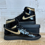 Air Jordan 1 Black Metallic Gold Size 9.5