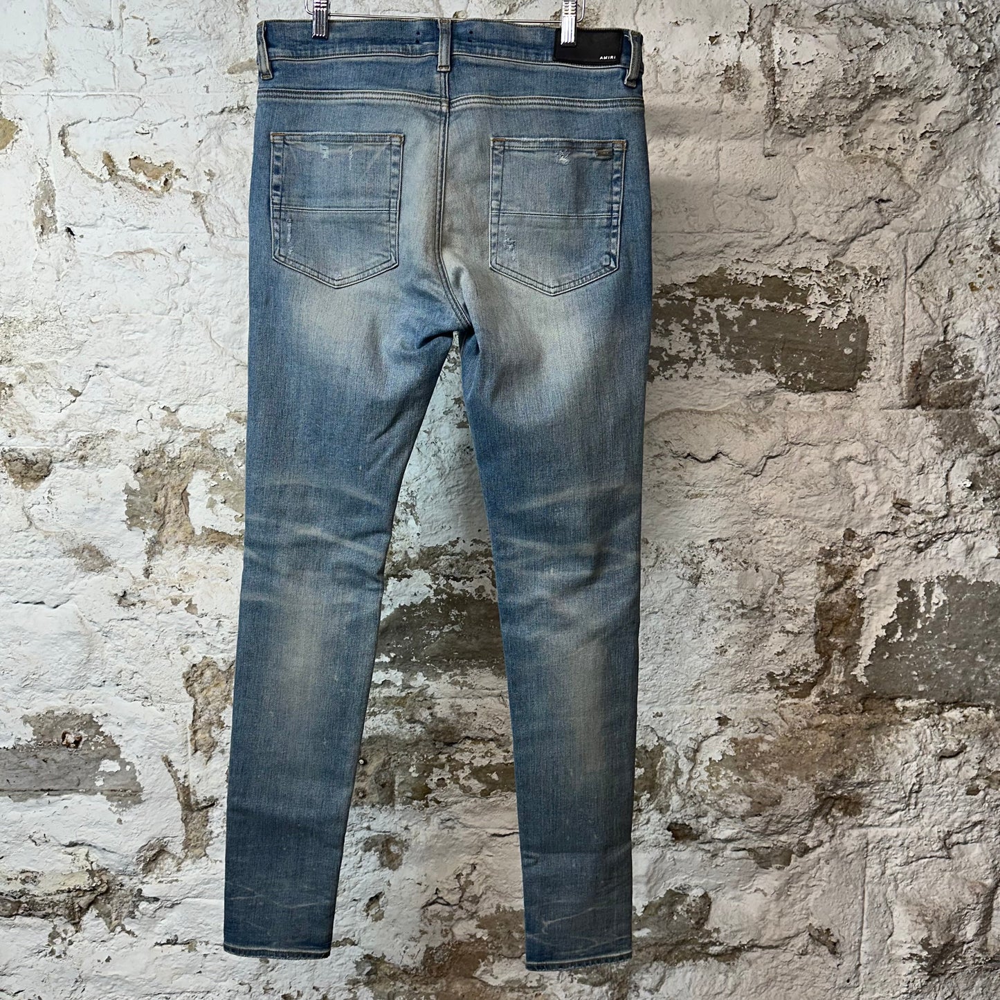 Amiri MX1 Blue Tie Dye Blue Denim Jeans Sz 33