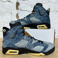 Air Jordan 6 Washed Denim Sz 10