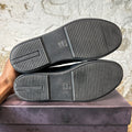 Prada Black Leather Nylon Milano Sneaker Sz 9.5