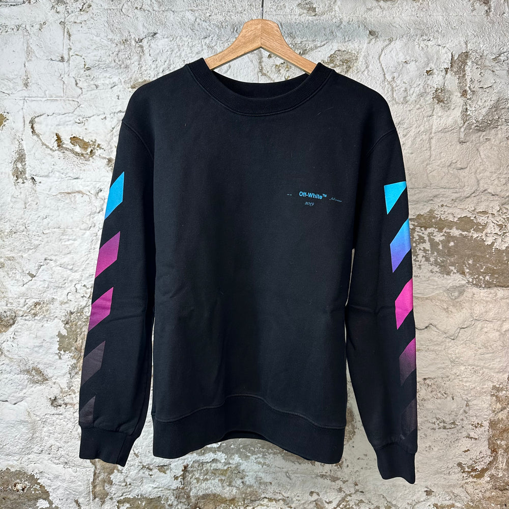 Off White Gradient Arrows Crewneck Black Sz M