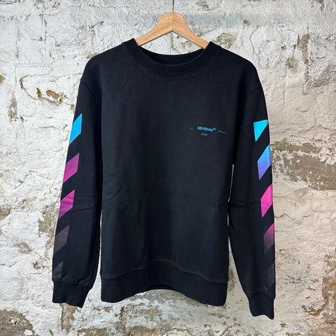 Off White Gradient Arrows Crewneck Black Sz M
