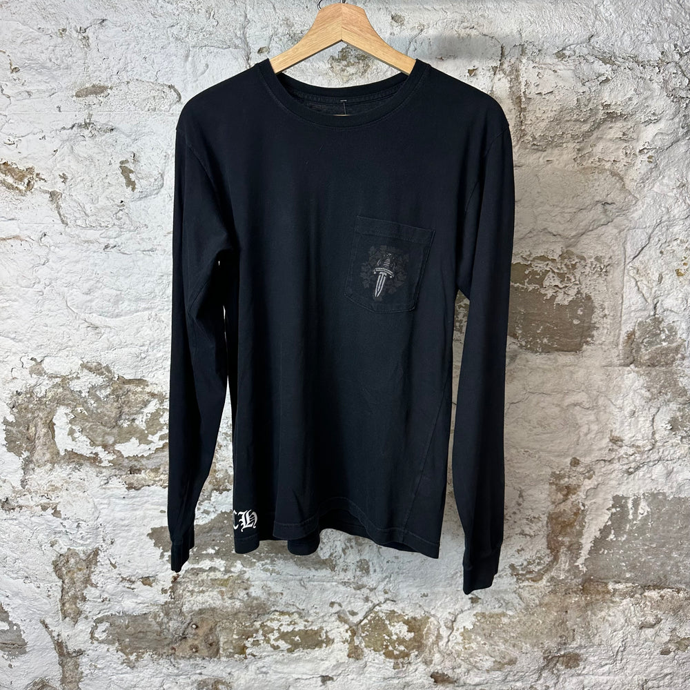 Chrome Hearts Dagger L/s Black Sz M