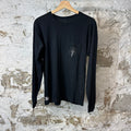 Chrome Hearts Dagger L/s Black Sz M