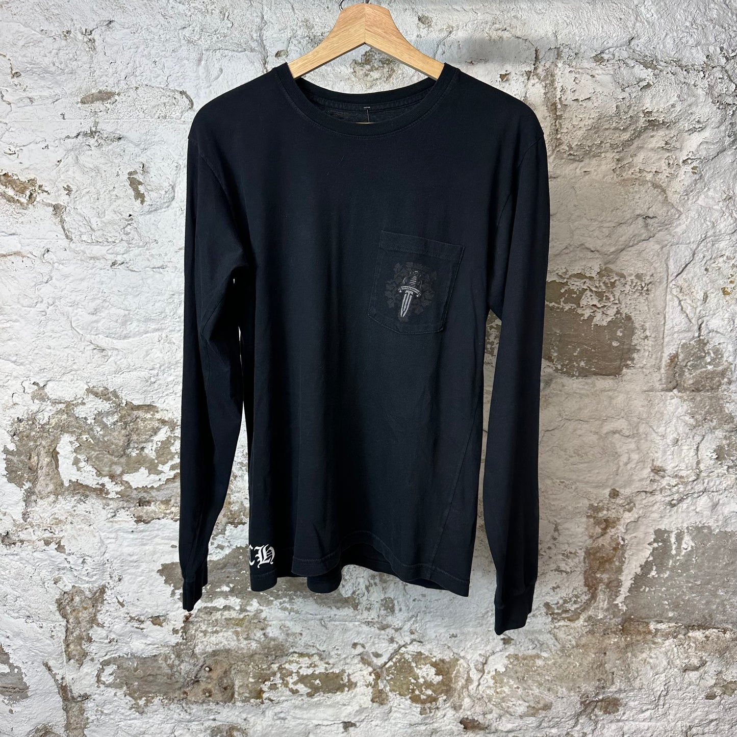 Chrome Hearts Dagger L/s Black Sz M