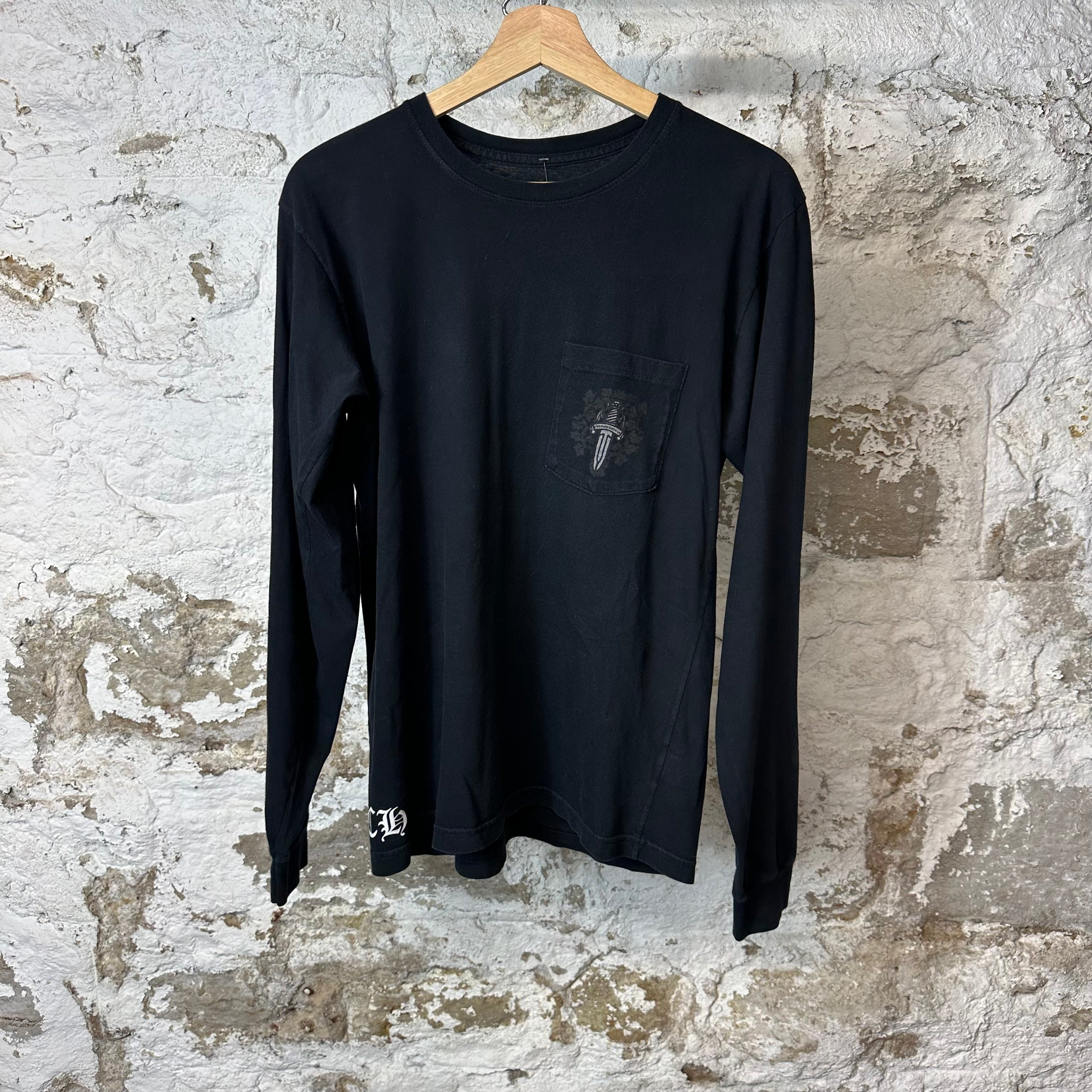 Chrome Hearts Dagger L/s Black Sz M