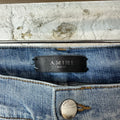 Amiri Multicolor Paisley Blue Denim Jeans Sz 32