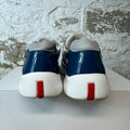 Prada Americas Cup Aviation Blue Grey White Sneaker Sz 8.5