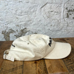 Palm Angels Black Spellout Cream Hat