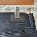 Amiri Plain Faded Black Distressed Denim Jeans Sz 32
