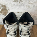 Amiri High White Skeleton Black White Sneaker Sz 10 (43) No Box