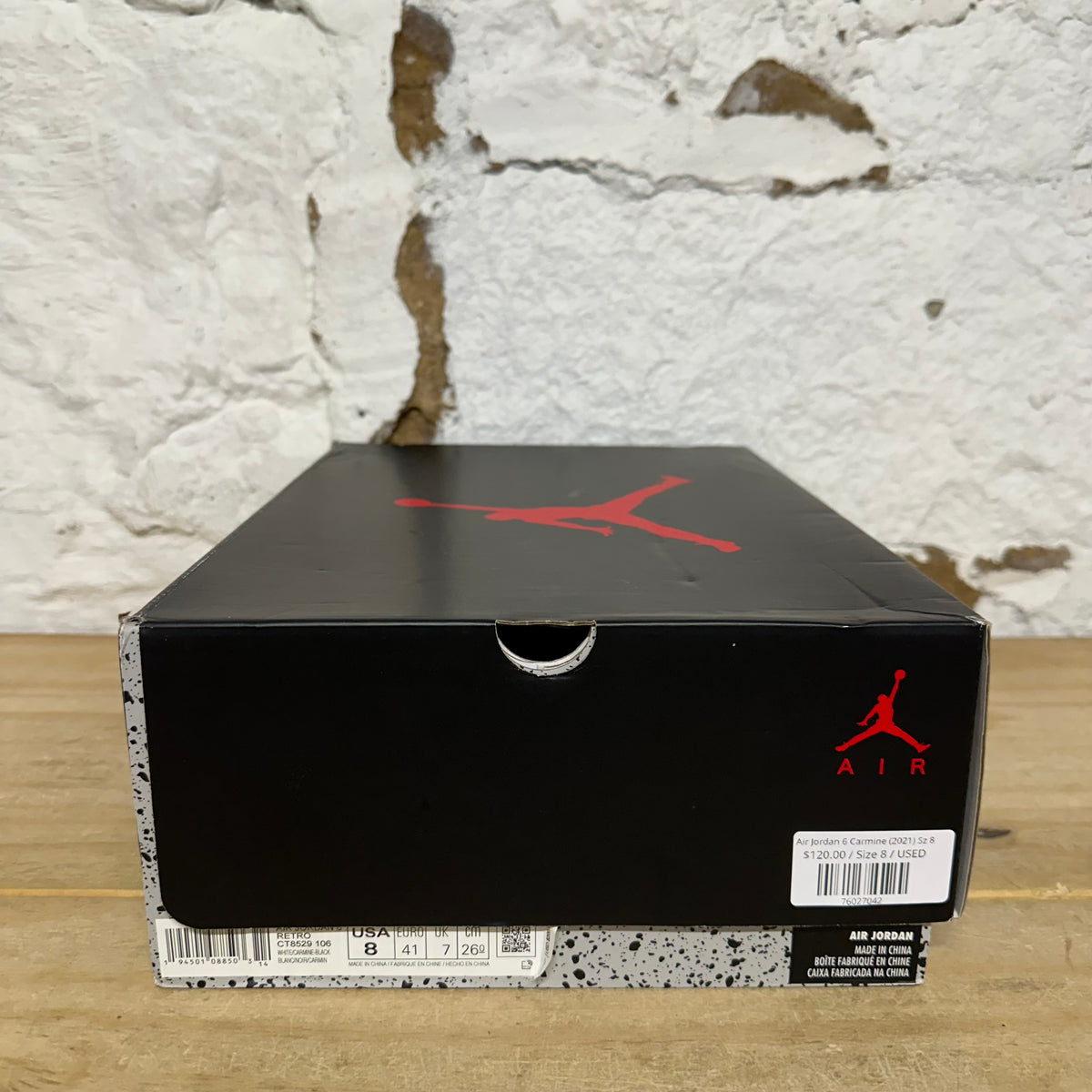 Air Jordan 6 Carmine (2021) Sz 8