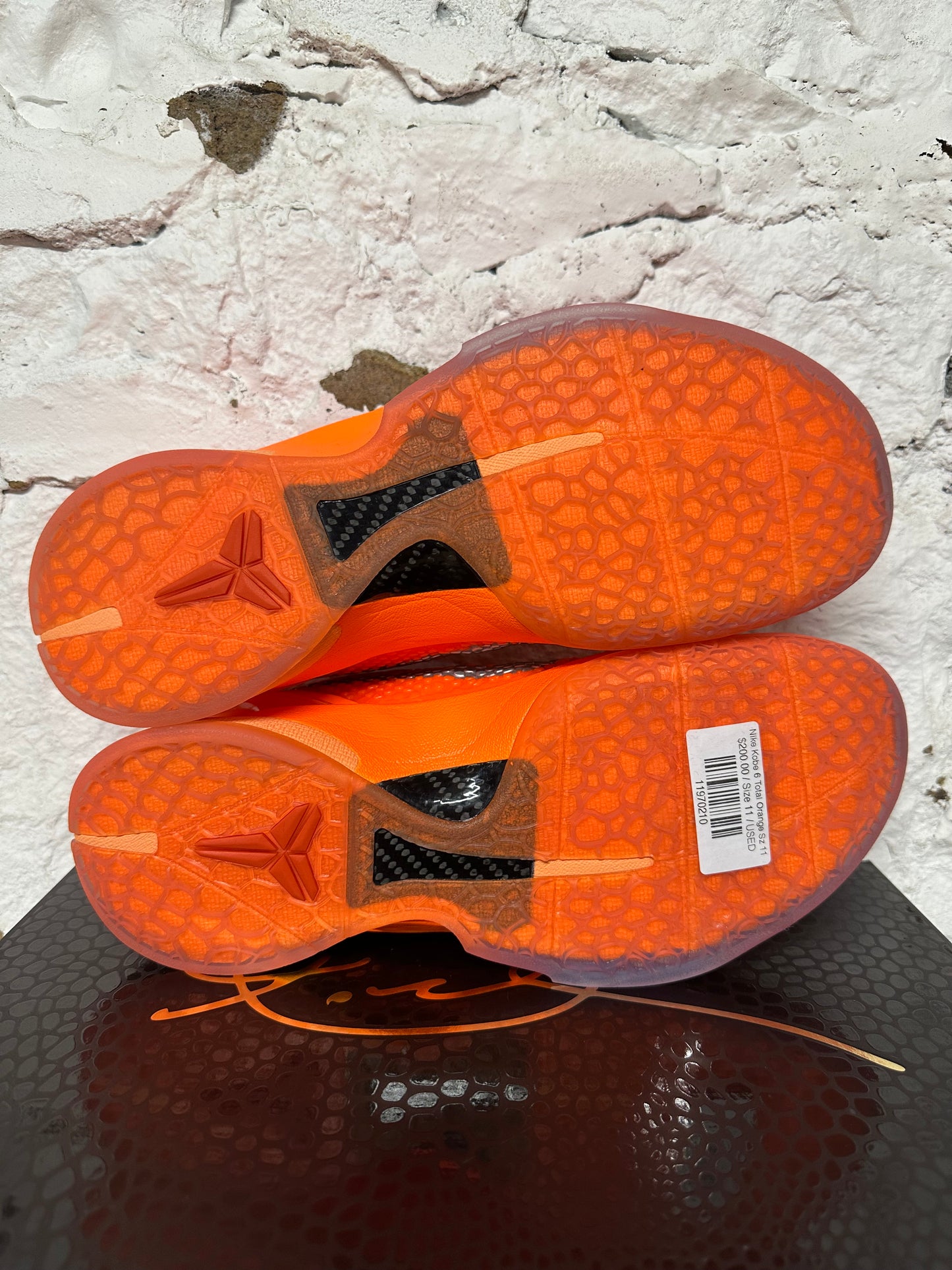 Nike Kobe 6 Total Orange Sz 11