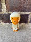 Bape Baby Milo Orange White Kubrick