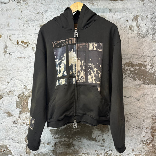 Birth Of Royal Child Flashlight Zip Up Hoodie Black Sz S