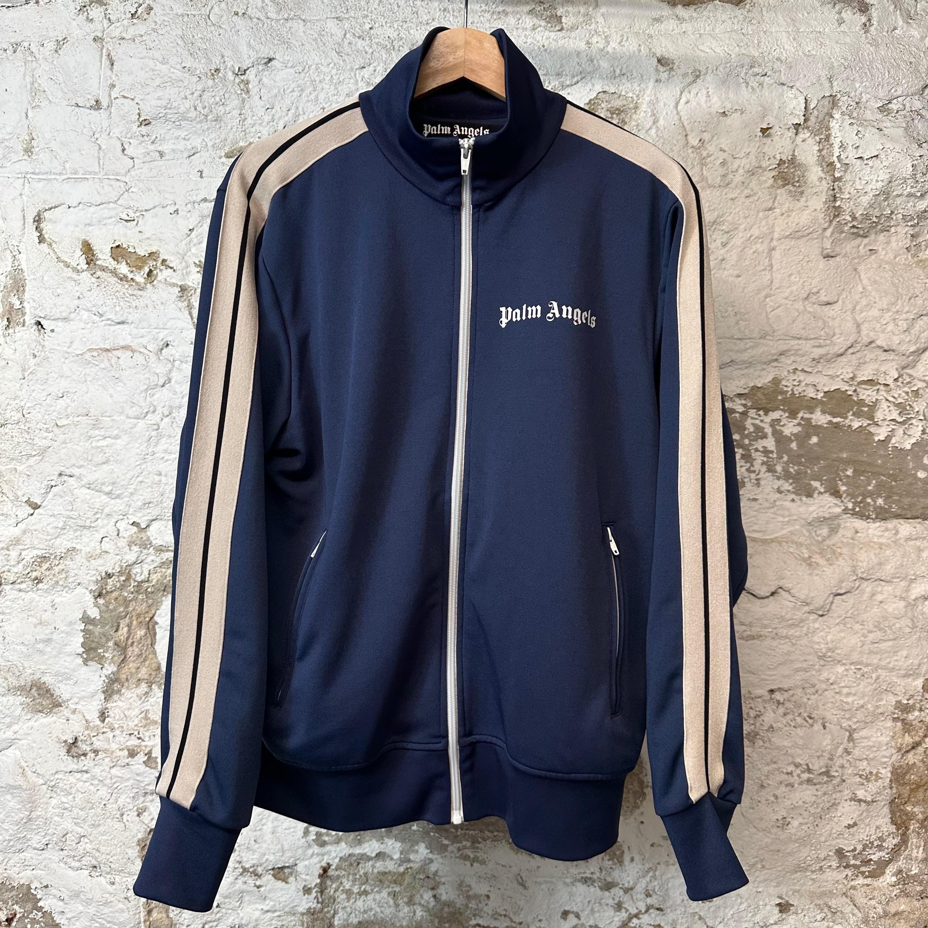 Palm Angels Navy Track Jacket Sz L