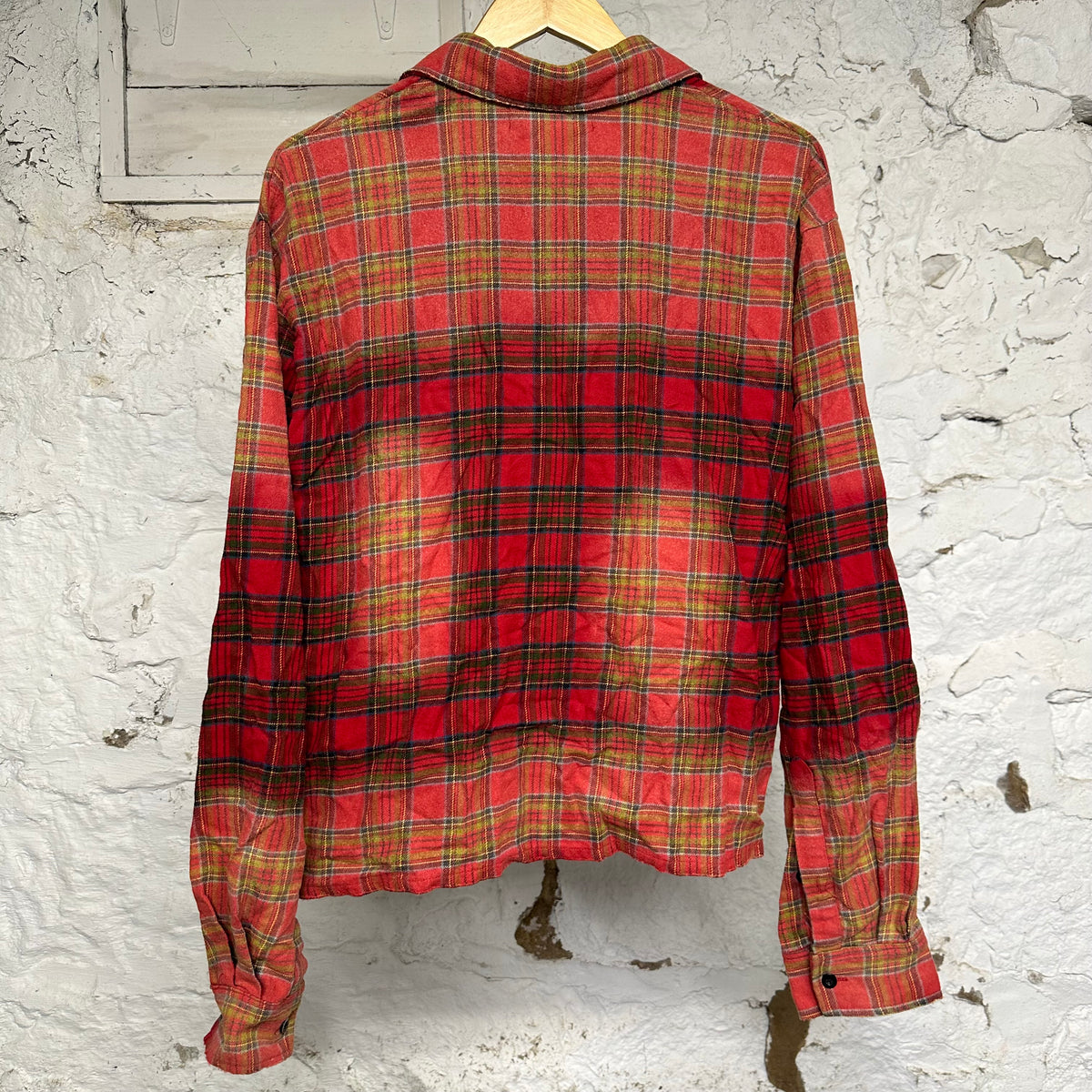 Vale Red Haze Long Sleeve Flannel Sz S