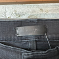 Amiri MX1 Purple Suede Black Denim Jeans Sz 32