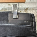 Amiri MX1 Brown Paisley Black Denim Jeans Sz 36