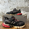 Balenciaga Track Runner Striped Lace Black Red Sneaker Sz 9 (42)