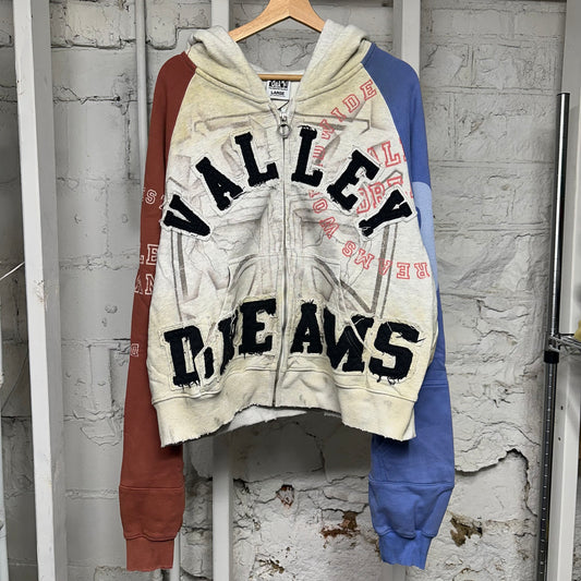 Vale Chop N Screw Zip Up Hoodie Sz L