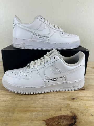 Nike Air Force 1 Low Supreme CDG Shirt Sz 9