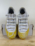 Air Jordan 11 Low Yellow Snakeskin Sz 7.5(9W)