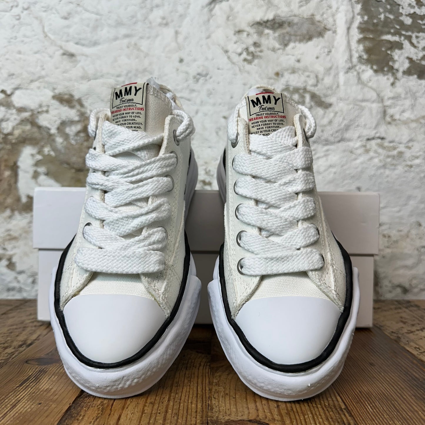 Maison Mihara Triple White Peterson Sneaker Sz 5 (37) DS