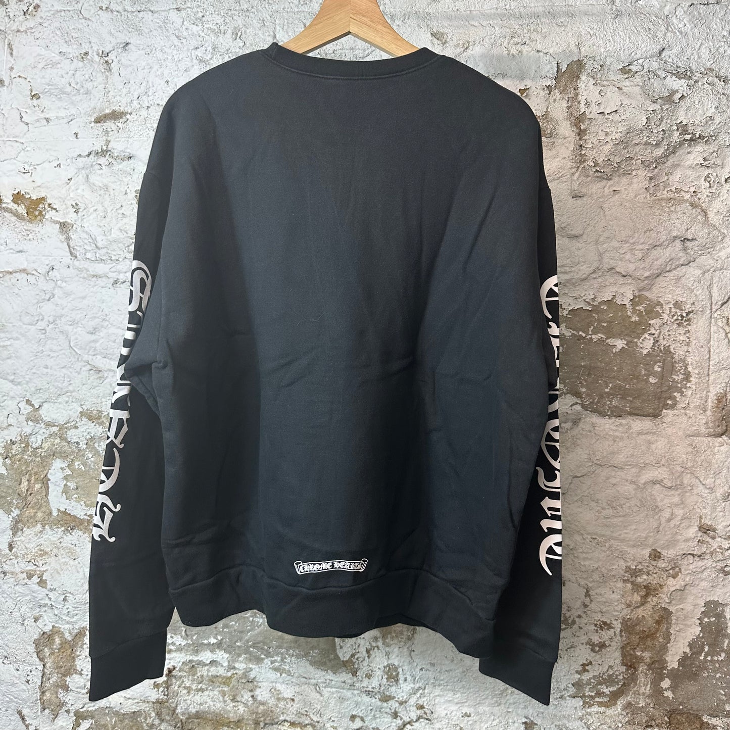Chrome Hearts Neck Logo Black Crewneck Sz S