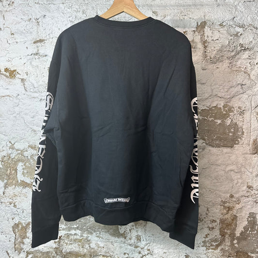 Chrome Hearts Neck Logo Black Crewneck Sz S