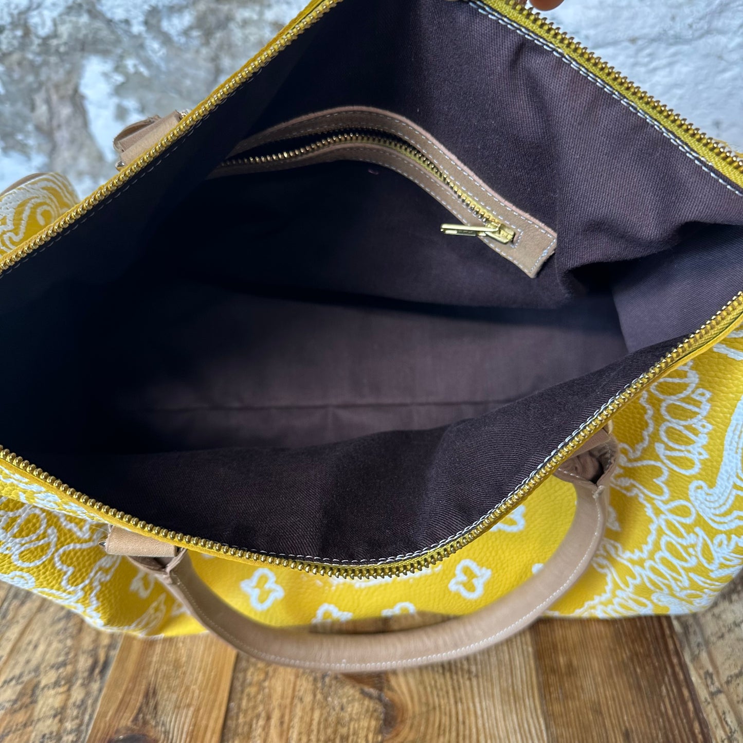 Vale Desert Flag Paisley Duffle Bag