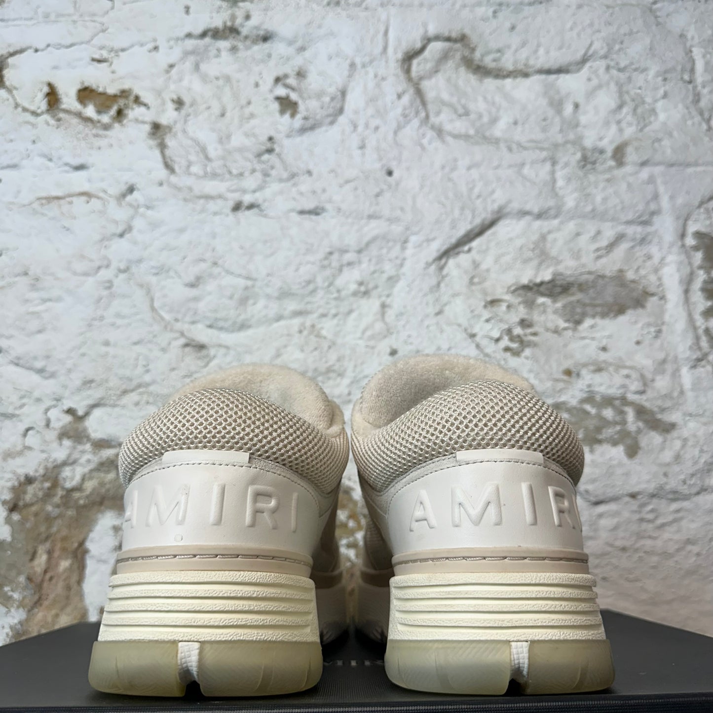 Amiri MA-1 Cream White Sneaker Sz 12 (45)