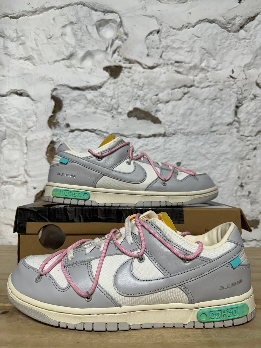 Nike Dunk Low Off-White Lot 09 Sz 10.5